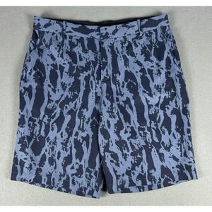 Nike Shorts Mens 34 Blue Black Diffused Camo Hybrid Torrey Pine Performance Golf